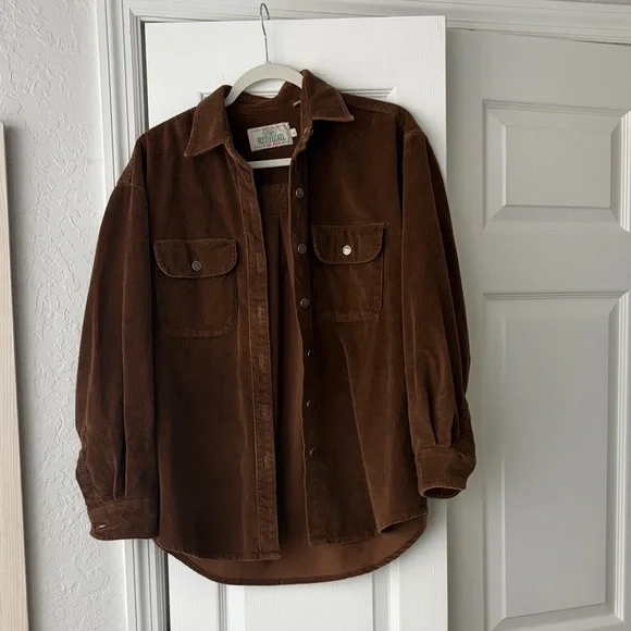 Corduroy Brown Jacket - Picture 1 of 4